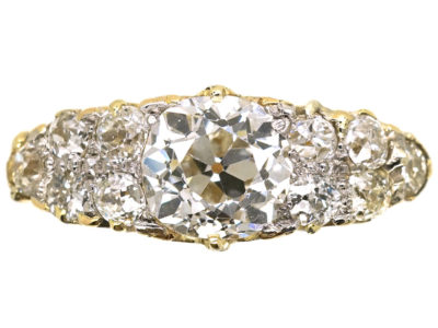 Victorian 18ct Gold & Diamond Ring
