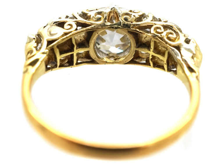 Victorian 18ct Gold & Diamond Ring