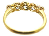 Edwardian 18ct Gold & Platinum, Five Stone Diamond Ring