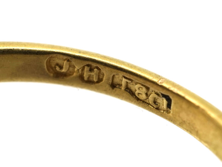 Edwardian 18ct Gold & Platinum, Five Stone Diamond Ring