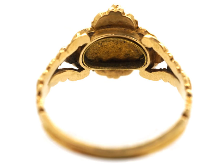 Early Victorian 18ct Gold, Ruby & Diamond Ring