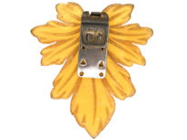 Art Deco Carved Horn Clip