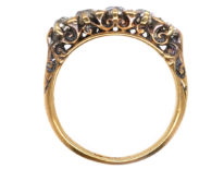 Victorian 18ct Gold Five Stone Diamond Ring