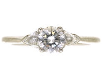 18ct White Gold Three Stone Diamond Ring