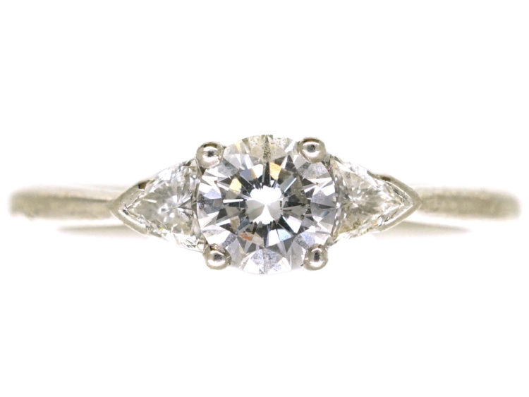 18ct White Gold Three Stone Diamond Ring