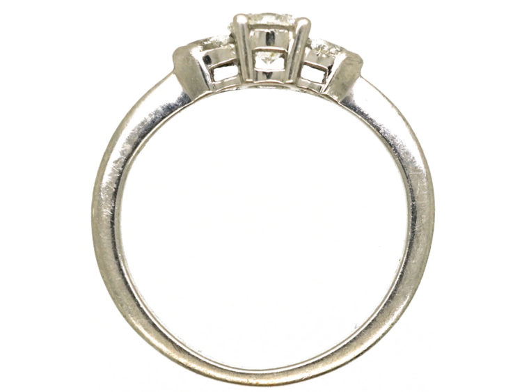 18ct White Gold Three Stone Diamond Ring