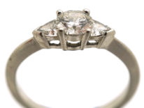 18ct White Gold Three Stone Diamond Ring