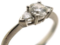18ct White Gold Three Stone Diamond Ring
