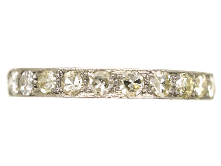 Art Deco Platinum & Diamond Eternity Ring