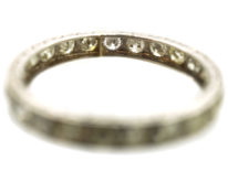 Art Deco Platinum & Diamond Eternity Ring