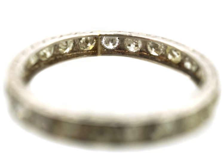 Art Deco Platinum & Diamond Eternity Ring