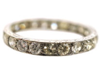 Art Deco Platinum & Diamond Eternity Ring