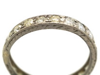 Art Deco Platinum & Diamond Eternity Ring