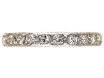 Art Deco Platinum & Diamond Eternity Ring