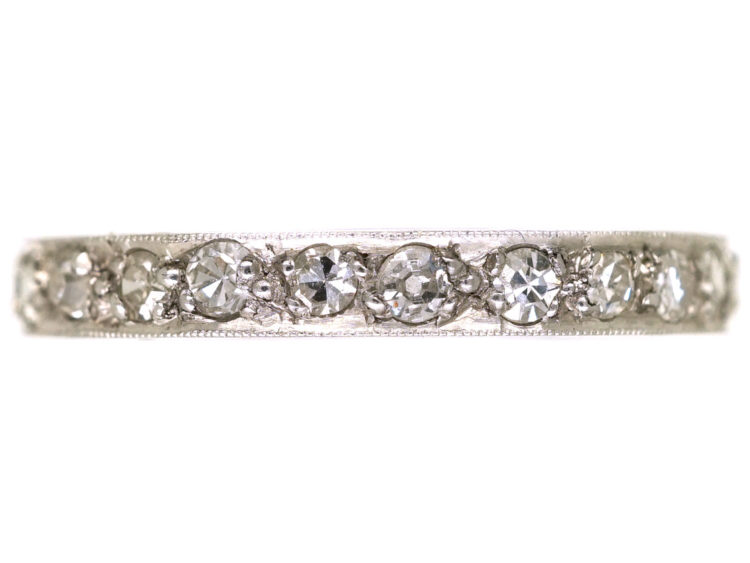 Art Deco Platinum & Diamond Eternity Ring