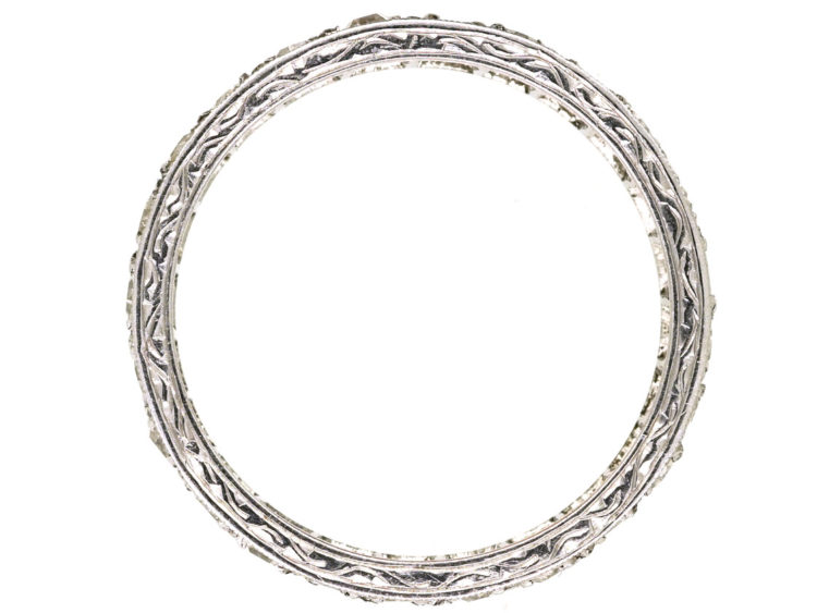 Art Deco Platinum & Diamond Eternity Ring