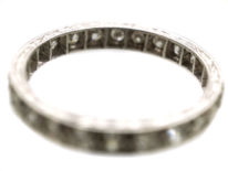 Art Deco Platinum & Diamond Eternity Ring