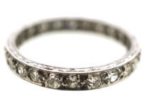 Art Deco Platinum & Diamond Eternity Ring