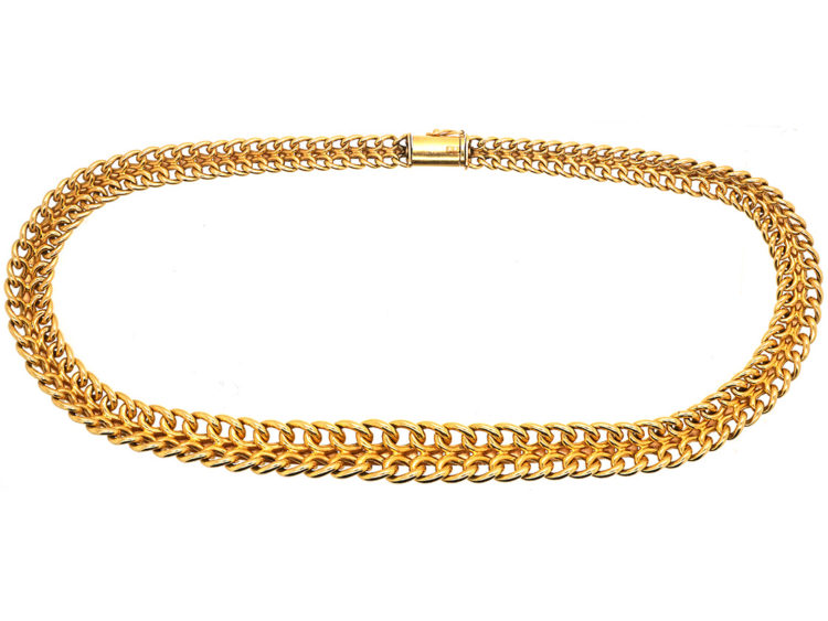 French 18ct Gold Collar
