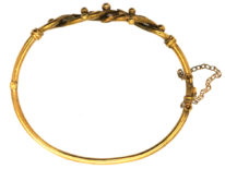Edwardian 9ct Gold Bangle