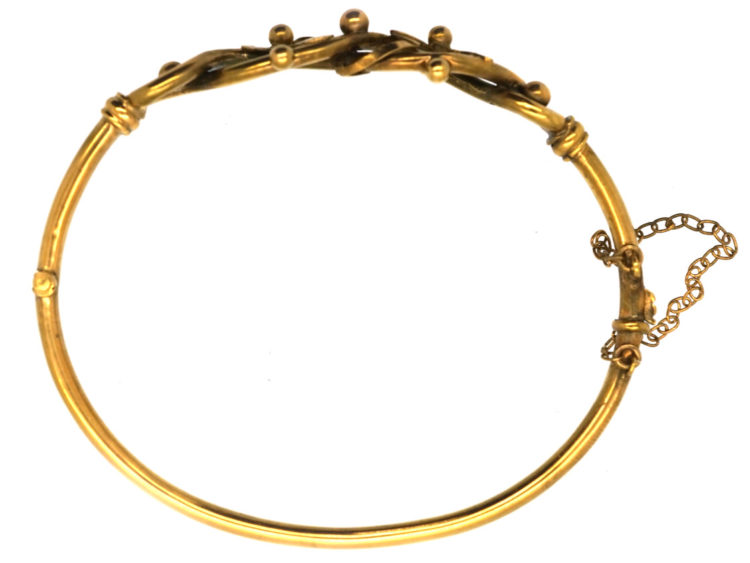 Edwardian 9ct Gold Bangle