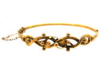 Edwardian 9ct Gold Bangle