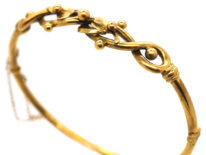 Edwardian 9ct Gold Bangle