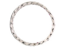 Art Deco 18ct White Gold Ruby Eternity Ring