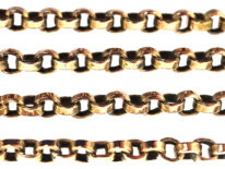 Edwardian 9ct Rose Gold Chain (49.5 cm)