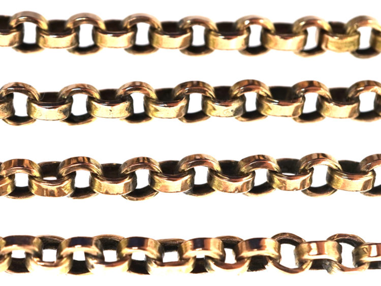 Edwardian 9ct Rose Gold Chain (49.5 cm)