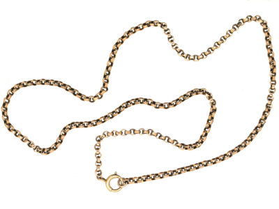 Edwardian 9ct Rose Gold Chain (49.5 cm)