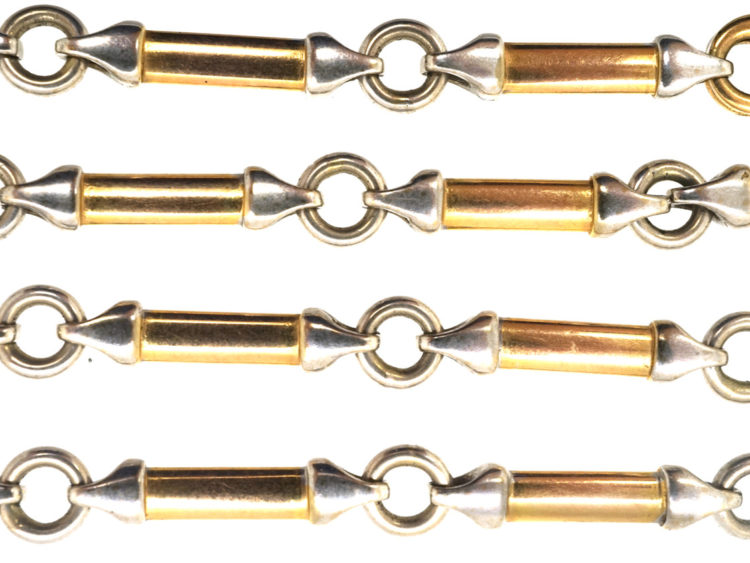 9ct Gold Two Colour Neck Chain