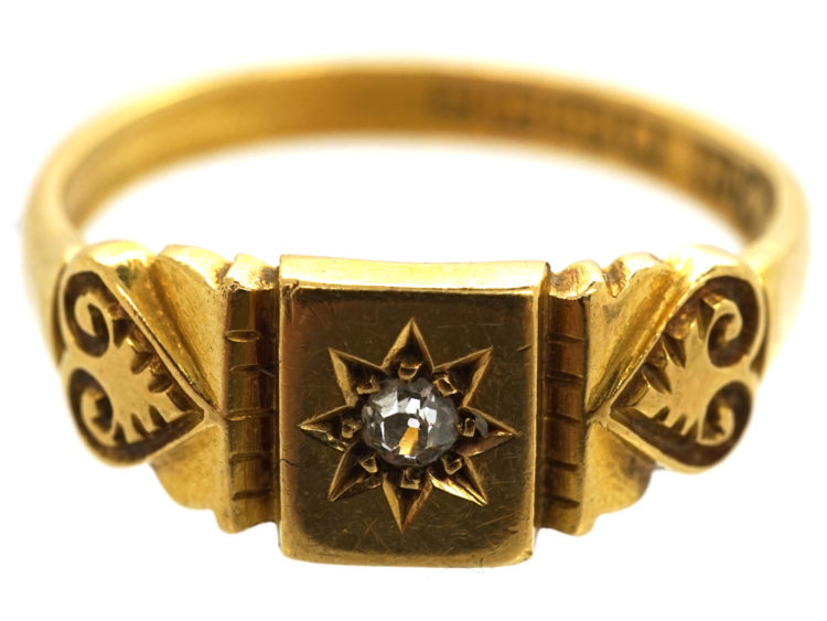 Victorian 18ct Gold & Diamond Ring