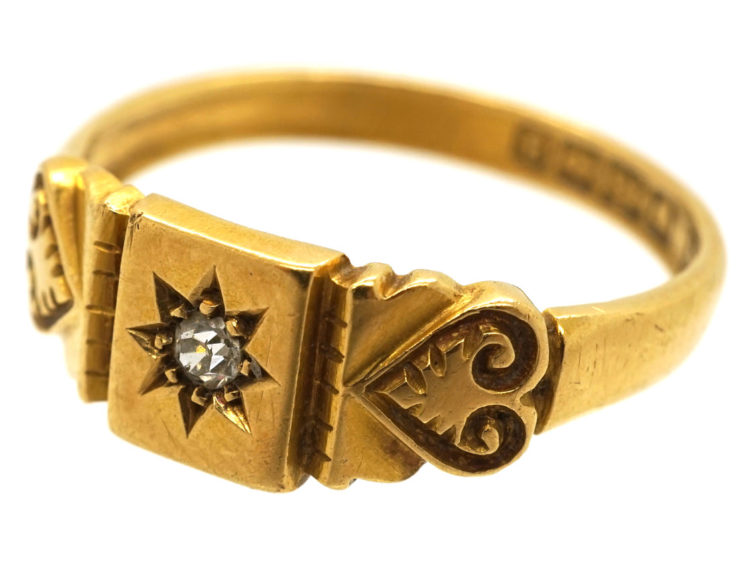 Victorian 18ct Gold & Diamond Ring