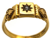 Victorian 18ct Gold & Diamond Ring
