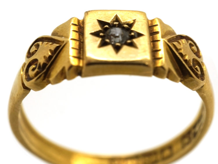 Victorian 18ct Gold & Diamond Ring