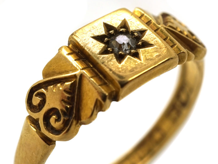 Victorian 18ct Gold & Diamond Ring