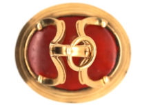 Georgian Seal with Carved Intaglio Carnelian Base