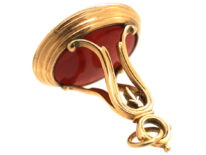Georgian Seal with Carved Intaglio Carnelian Base