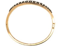 Edwardian 15ct Gold & Diamond Bangle