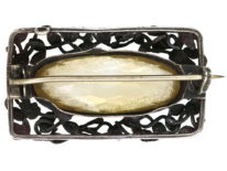 Arts & Crafts Silver & Citrine Brooch