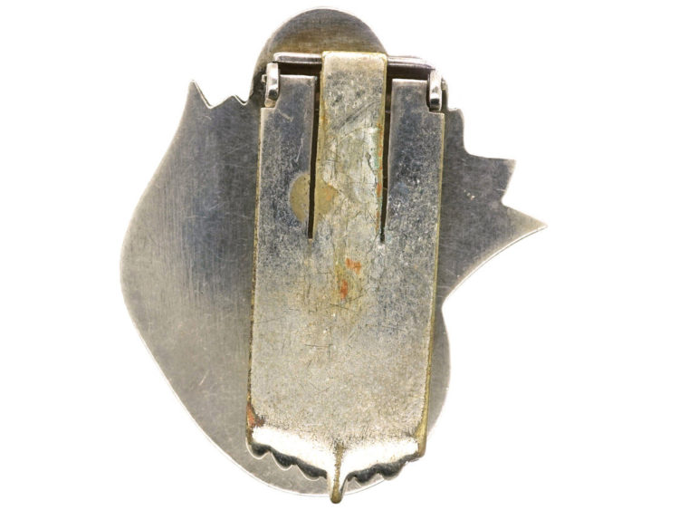 Silver Tulip Clip by Georg Jensen