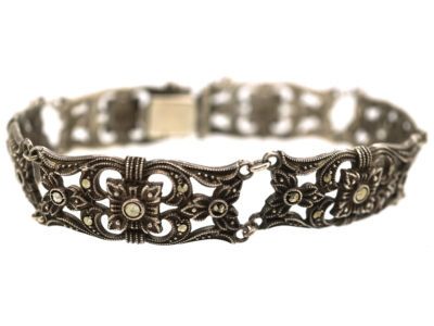 Silver & Marcasite Bracelet