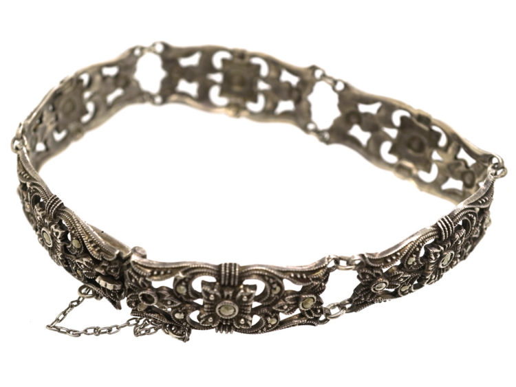 Silver & Marcasite Bracelet