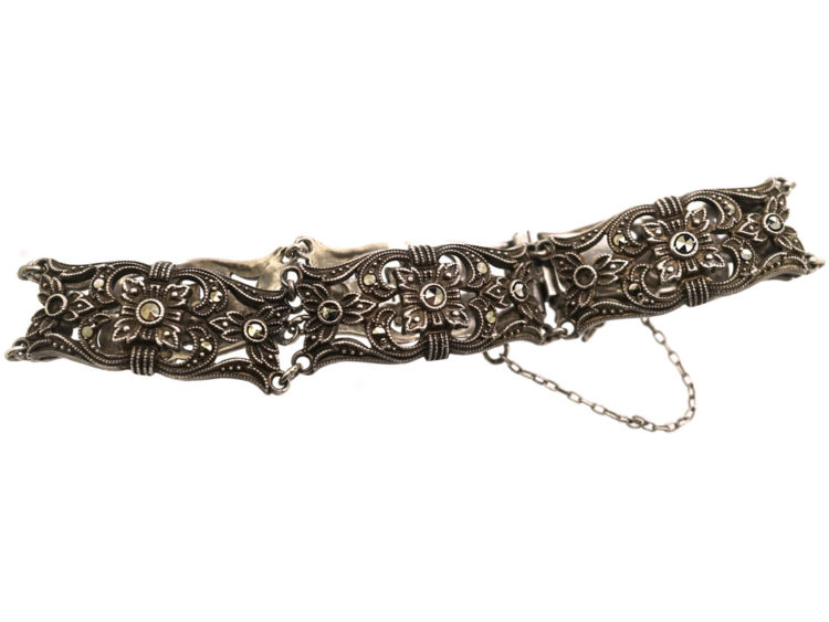 Silver & Marcasite Bracelet