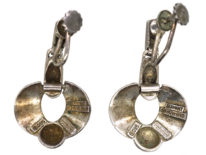 Art Deco Silver & Marcasite Earrings by Theodor Fahrner