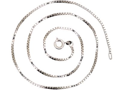 14ct White Gold Chain