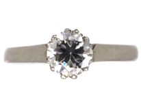 Art Deco Platinum & Diamond Solitaire Ring
