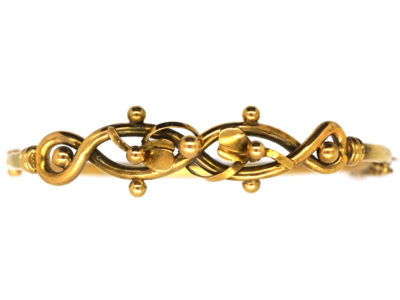 Edwardian 9ct Gold Bangle