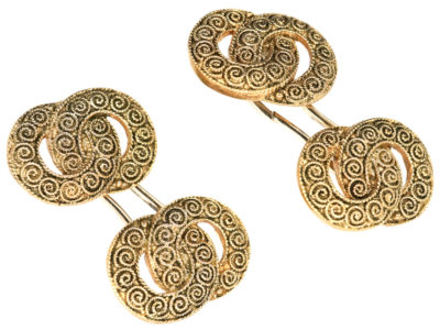 Silver Gilt Cufflinks by Theodor Fahrner
